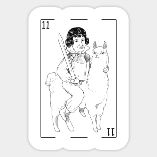 Catalina de Erauso Llama Sticker